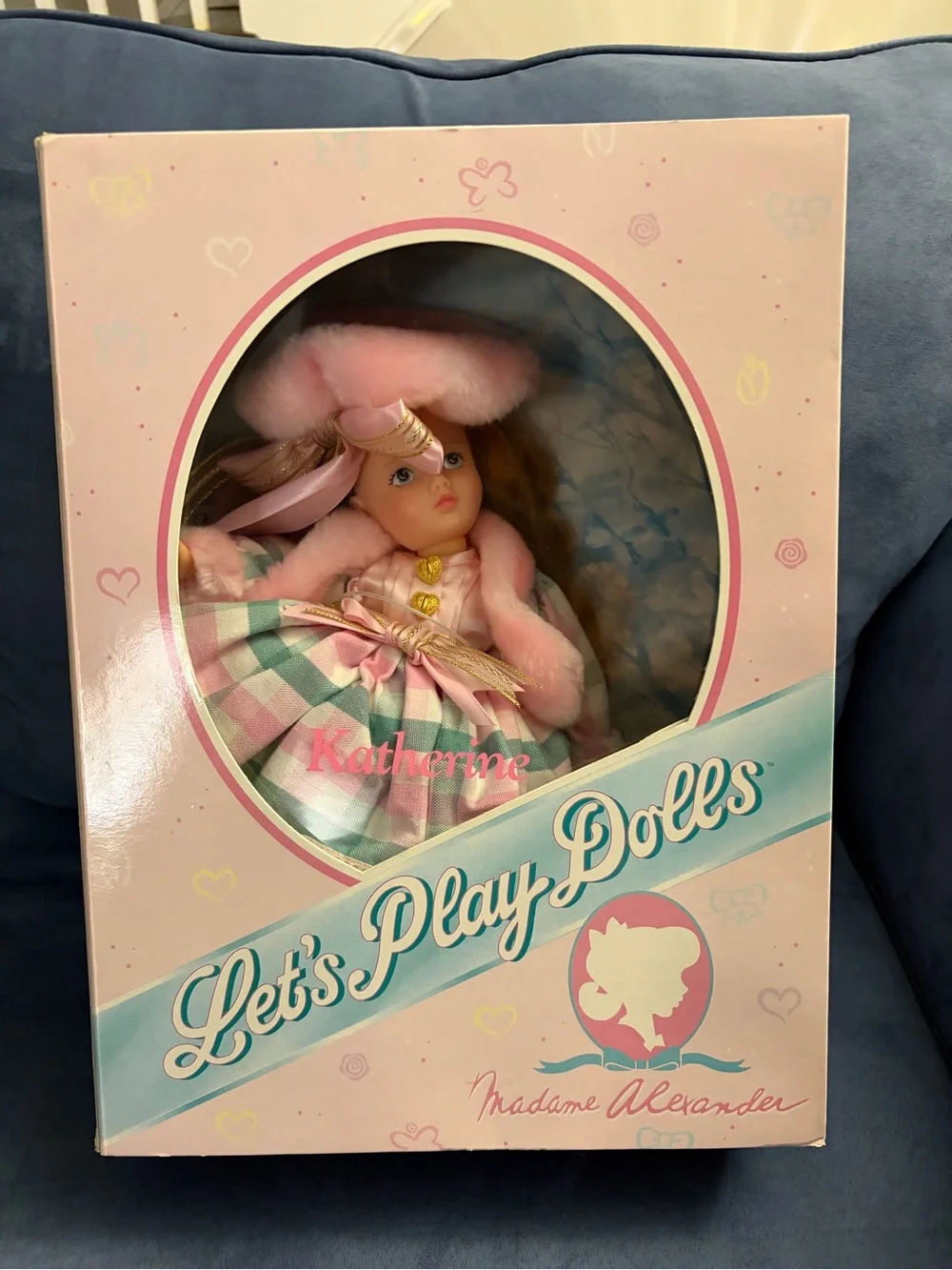 Madame Alexander Katherine Pink Plaid Dress Play Doll